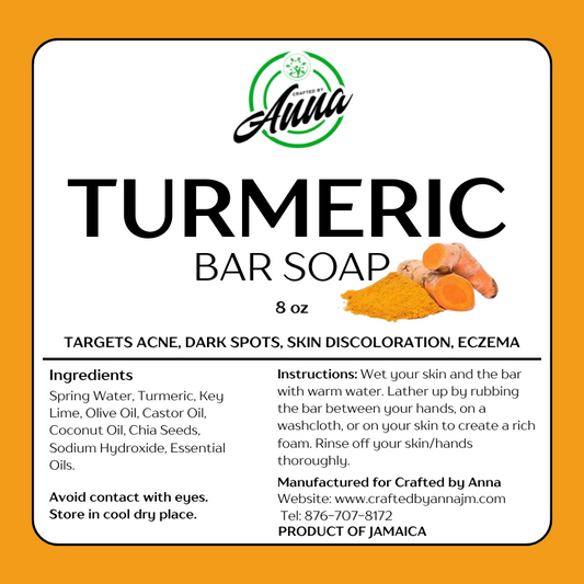Turmeric Bar Soap, 8oz