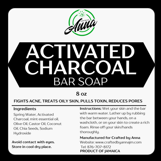Activated Charcoal Bar Soap, 8oz